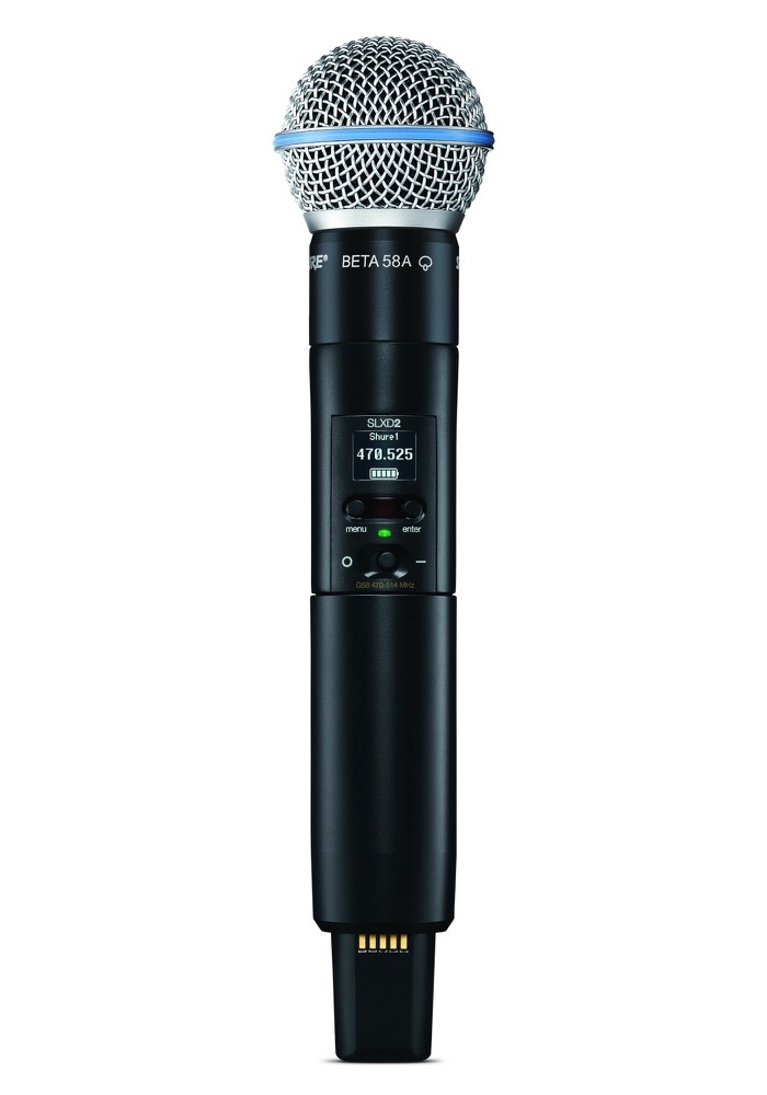 Shure SLXD2 / Beta 58 J53 (micro main)